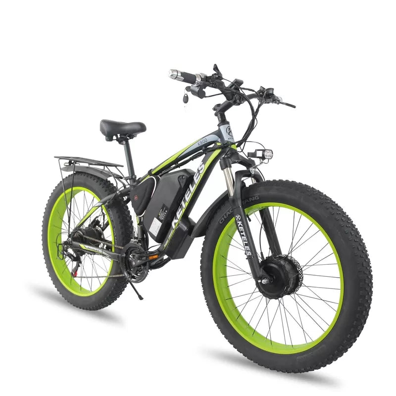 72V 2000W Fat Tire E-Bike mit Dualmotor & 23Ah Akku